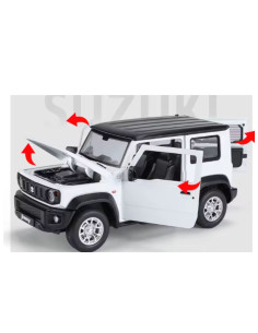 Suzuki Jimmy blanca-  Escala 1:24- Autos a escala – sin gasolina 2
