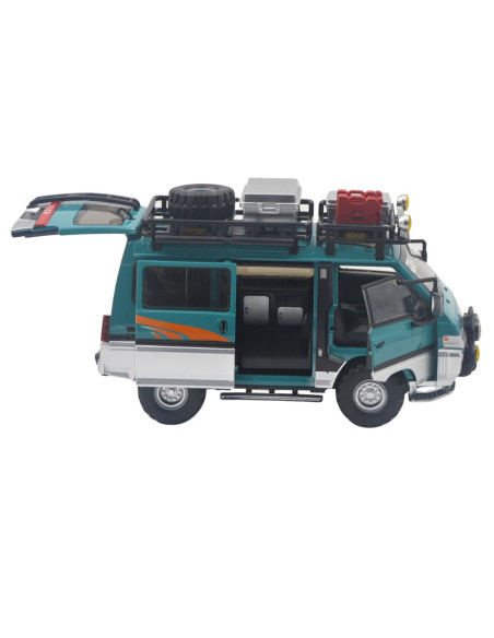 Mitsubishi L300 adventure verde - Escala 1:24 - Carros de colección