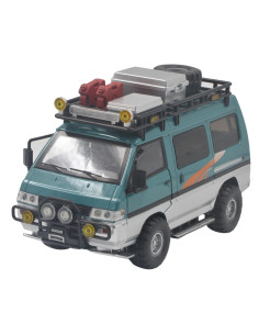 Mitsubishi L300 adventure verde - Escala 1:24 - Carros de colección