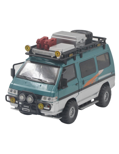 Mitsubishi L300 adventure verde - Escala 1:24 - Carros de colección