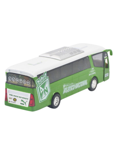 Bus atlético nacional a escala - Bus colombiano de colección- Tienda de artículos de colección