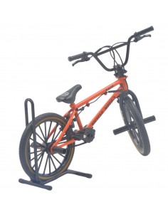 Bicicleta BMX negro con naranja a escala -  Escala 1:12 - Sin caja 2