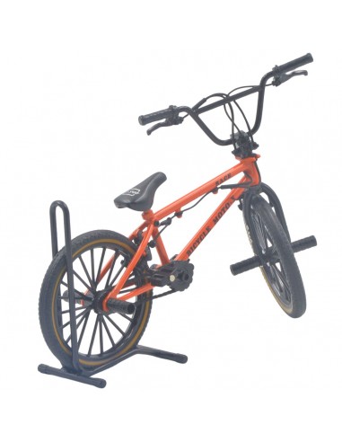 Bicicleta BMX negro con naranja a escala -  Escala 1:12 - Sin caja