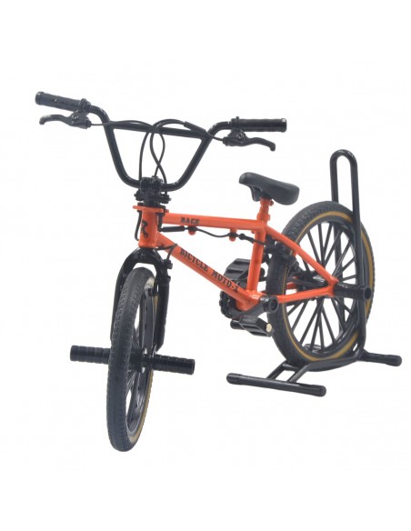 Bicicleta BMX negro con naranja a escala -  Escala 1:12 - Sin caja