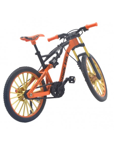 Bicicleta todo terreno naranja a escala -  Escala 1:12 - Sin caja