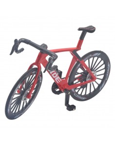 Bicicleta de ruta rojo a escala -  Escala 1:12 - Sin caja