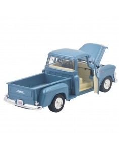 GMC Blue chip pickup azul-  Escala 1:24 2