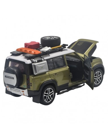Land rover new defender rojo Escala 1:36- Carros de colección