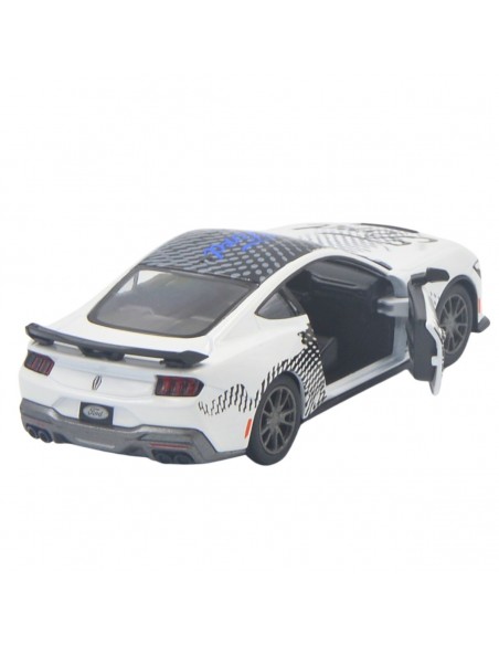Ford Mustang Dark Horse 2024 blanco- Escala 1:38- Artículos de colección