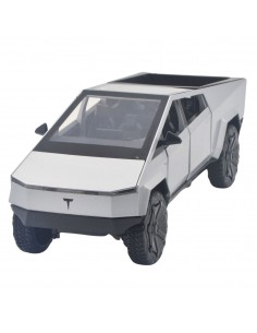 Tesla cybertruck gris Escala 1: 24 -  Carro De Colección A Escala Carro De Colección A Escala Carro De Colección A Escala