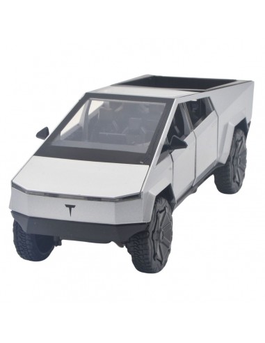 Tesla cybertruck gris Escala 1: 24 -  Carro De Colección A Escala Carro De Colección A Escala Carro De Colección A Escala