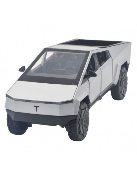 Tesla cybertruck gris Escala 1: 24 -  Carro De Colección A Escala Carro De Colección A Escala Carro De Colección A Escala