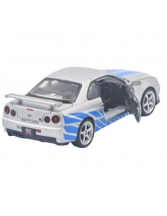 Nissan Skyline GT-R   R34 gris - Escala 1:32 - Artículos de colección 2