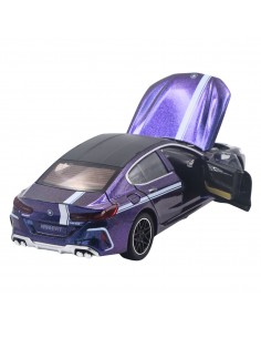 BMW M8 Gran Coupé azul con morado  - Escala 1:24 - Artículos de colección 2