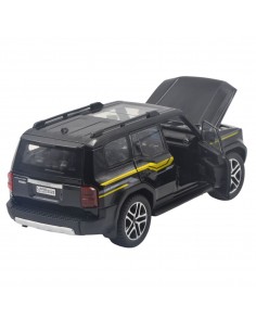 Toyota prado negra - Escala: 1:24 - Carros de colección 2