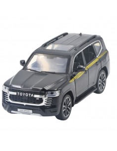 Toyota LC300 negro GR - Escala 1:32 Artículos de colección