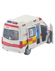 Mercedes sprinter ambulancia roja blanco Escala 1:32- Sin gasolina 2