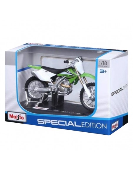kawasaki kx 250 f  maisto verde - Tienda de artículos de colección