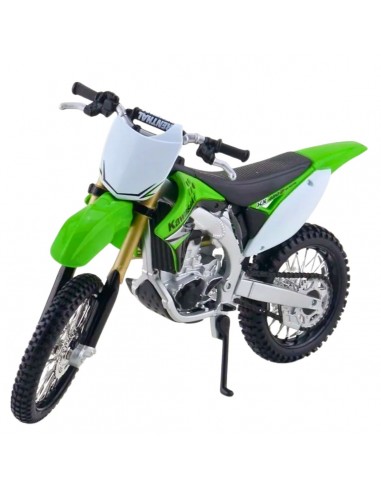 kawasaki kx 450 f 1:12 verde  - Motos a escala 1:12 - Motos a escala 1:12