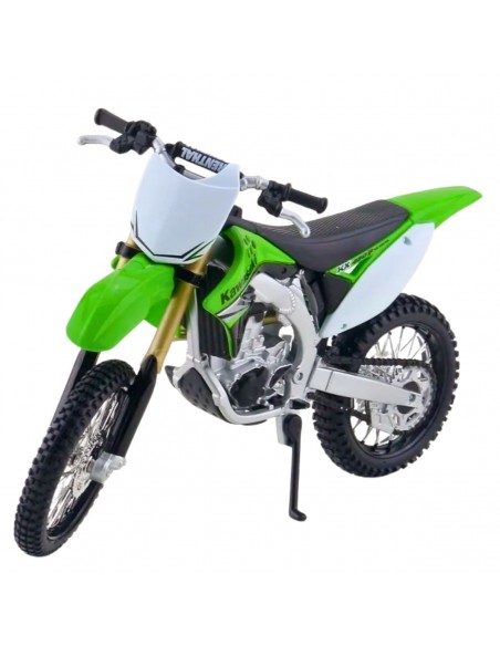 kawasaki kx 450 f 1:12 verde  - Motos a escala 1:12 - Motos a escala 1:12