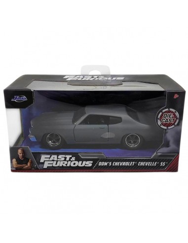 Doms chevrolet chevelle ss  jada gris mate - Rápido y furioso- Escala 1:32 - Artículos de colección
