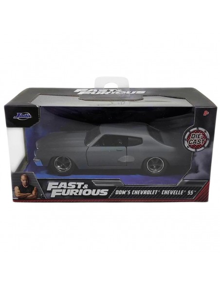 Doms chevrolet chevelle ss  jada gris mate - Rápido y furioso- Escala 1:32 - Artículos de colección