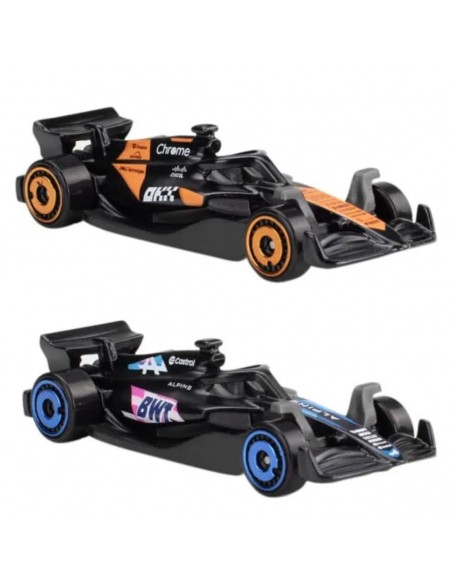 Paquete De 5 Coches Hot Wheels Formula 1  - Escala 1:64