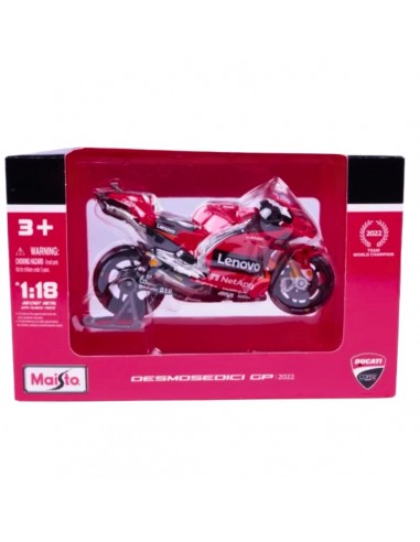 Desmosedici GP 2022  rojo - Escala 1:18