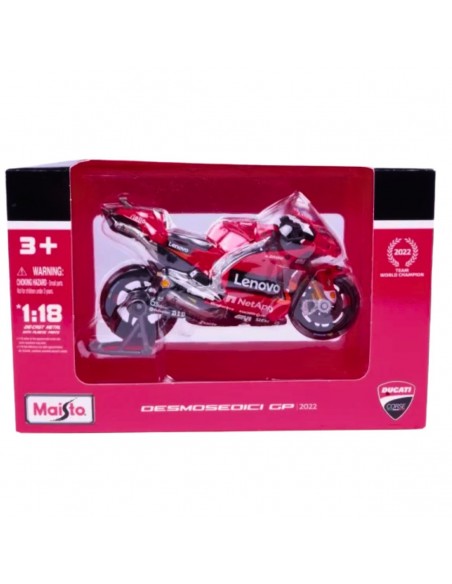 Desmosedici GP 2022  rojo - Escala 1:18