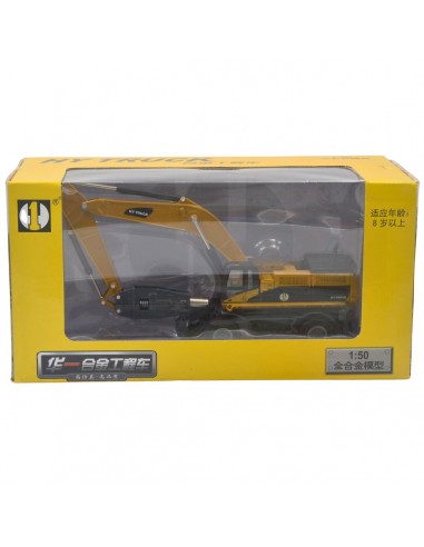 Excavadora con martillo hidráulico - Maquinaria a escala - Escala 1:50 - Maquinaria de colección