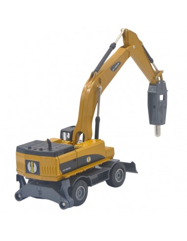 Excavadora con martillo hidráulico - Maquinaria a escala - Escala 1:50 - Maquinaria de colección