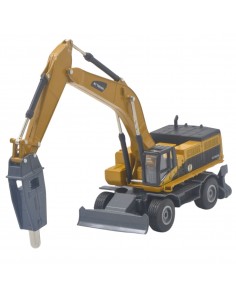 Excavadora con martillo hidráulico - Maquinaria a escala - Escala 1:50 - Maquinaria de colección