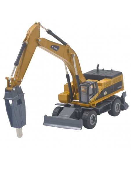 Excavadora con martillo hidráulico - Maquinaria a escala - Escala 1:50 - Maquinaria de colección