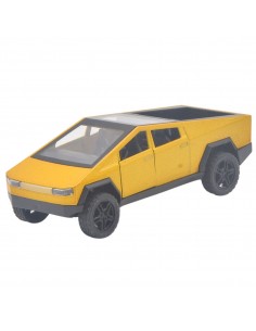 Tesla cybertruck Escala 1: 36 dorado  -  Carro De Colección A Escala-  Carro De Colección A Escala Carro De Colección A Escala C