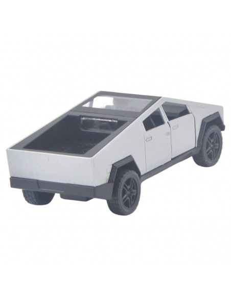 Tesla cybertruck Escala 1: 36 gris -  Carro De Colección A Escala -  Carro De Colección A Escala-  Carro De Colección A Escala C
