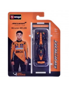 Mclaren MCL39 F1 Team n4 lando morris Bburago Escala1:64 2