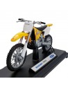 Moto Suzuki RM250 Amarilla escala 1:18