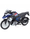 BMW R1250 Gs 2017 azul con gris - Moto a escala 1:18 - 10 cm