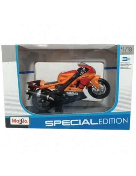 Yamaha YZF-R7 naranja  - Motos a escala 1:18