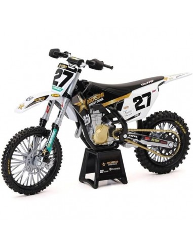 Husqvarna FC450 Motocicleta #27 New Ray -Motos a escala 1:12