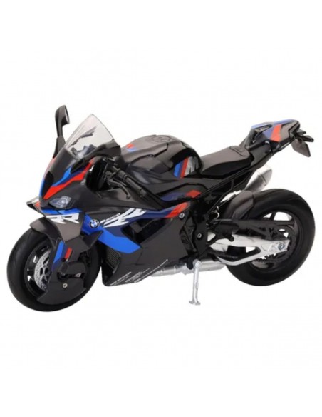 BMW M1000 RR negra con azul - Escala 1:12 Tienda de motos de colección