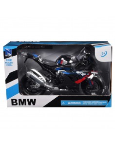 BMW M1000 RR negra con azul - Escala 1:12 Tienda de motos de colección 2