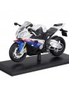 BMW S1000 RR   2015 blanco con azul - Escala 1:12 Tienda de motos de colección