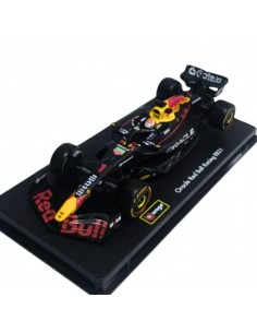 oracle red bull racing rb21 1:43 burago n1 max verstappen  F1 team  acrilico- Escala 1:43