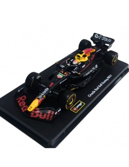 oracle red bull racing rb21 1:43 burago n1 max verstappen  F1 team  acrilico- Escala 1:43