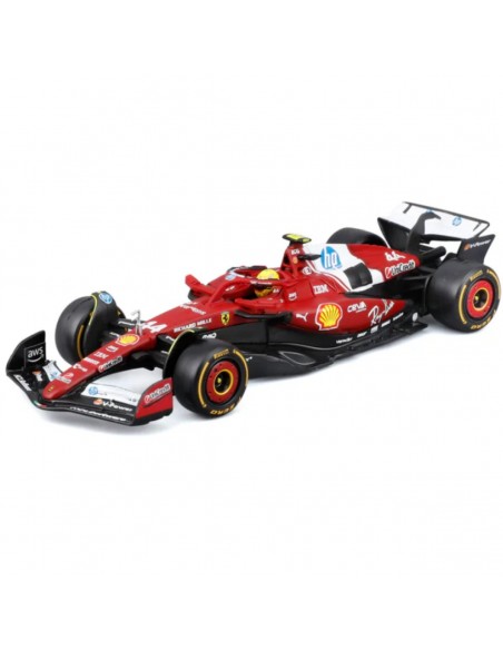 SF 25 F1 ferrari Lewis hamilton 1:43 burago F1 team  acrilico- Escala 1:43