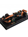 Mclaren MCL38 F1 n4 lando norris miami grand prix 2024 1:43 burago F1 team  acrilico- Escala 1:43