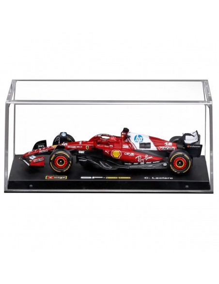 SF 25 F1 ferrari charles leclerc 1:43 burago F1 team  acrilico- Escala 1:43