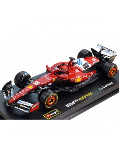 SF 25 F1 ferrari charles leclerc 1:43 burago F1 team  acrilico- Escala 1:43