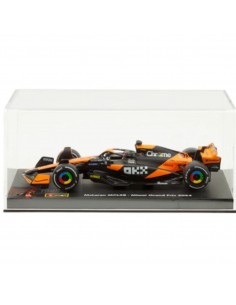 Mclaren MCL38 n81 oscar piastri miami grand prix 2024 1:43 burago F1 team  acrilico- Escala 1:43